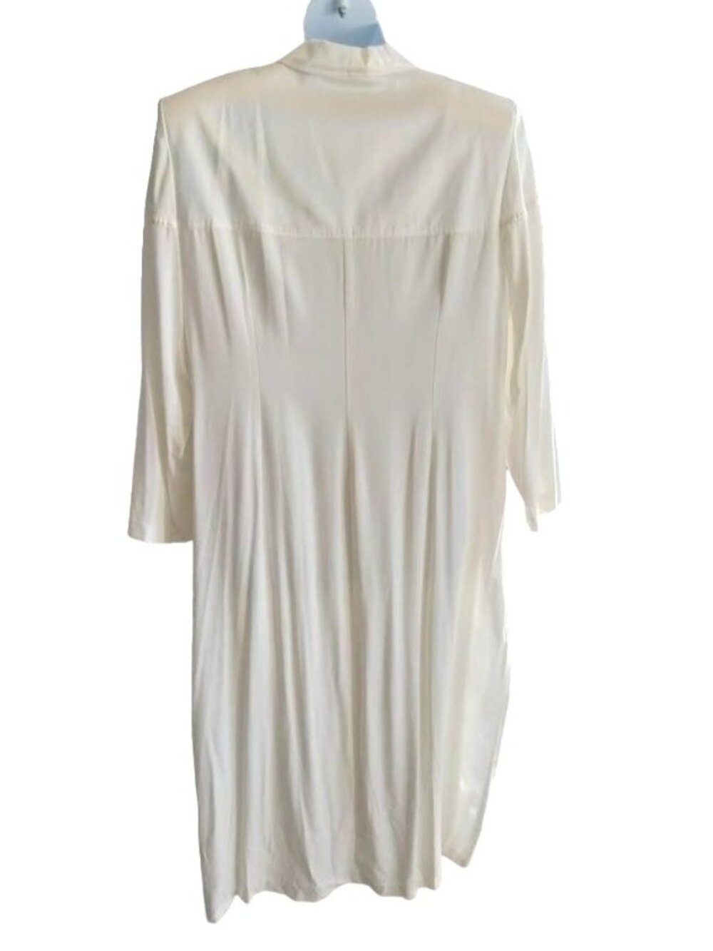 Ronni Nicole II Plus Size 24W Dress & Jacket Maxi Ivory Back Zip Two-Piece Set - Picture 5 of 12